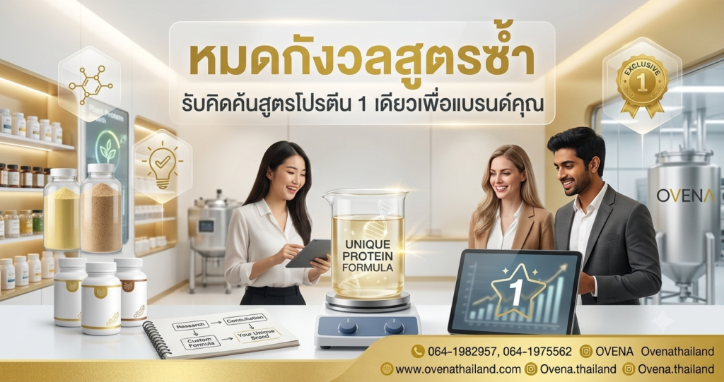หมดกังวลสูตรซ้ำรับคิดค้นสูตรโปรตีน 1 เดียวเพื่อแบรนด์คุณ gemini generated image hj7e6ohj7e6ohj7e